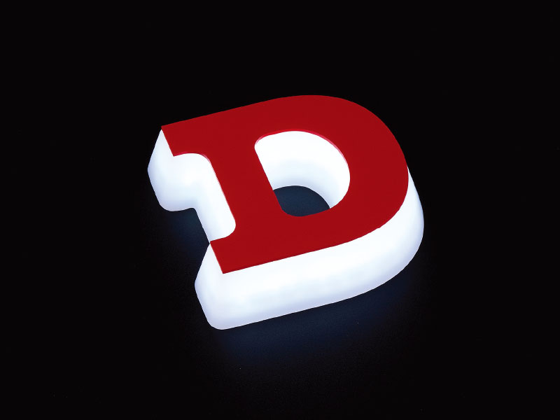 LEDアクリル・チャンネル文字12