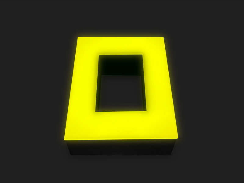 LEDアクリル・チャンネル文字24