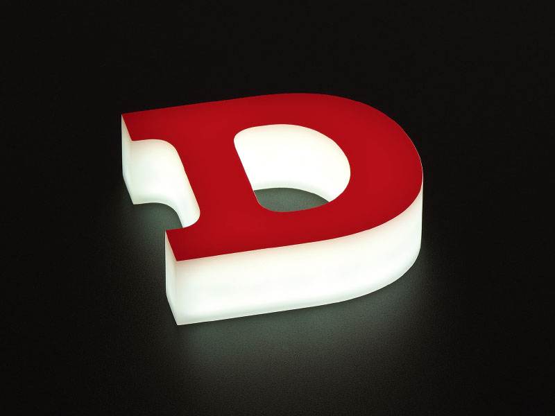 LEDアクリル・チャンネル文字7