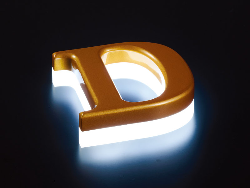 LEDアクリル・チャンネル文字8